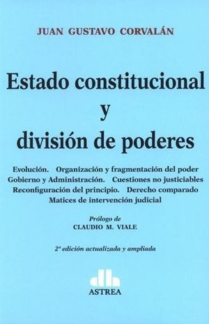 Libro Estado Constitucional Y Division De Poderes 2 Ed Nuevo