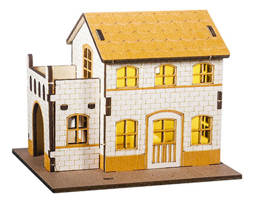 Adorno De Cabaña Navideña En 9,8 Cm X 7,5 Cm X 9,3 Cm