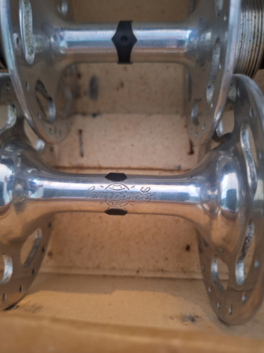 Mazas Campagnolo Record Plateado