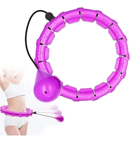 Hula Hoop Fitness Cintura Aro Deportivo Ajustable Vuelta 360