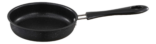 Frigideira De Aço Inoxidável Com Cabo Longo Preto