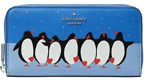 Kate Spade Arctic Friends Penguin - Cartera Continental