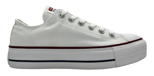 Converse Plataforma Blanca Mujer MercadoLibre