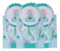 Comprar Souvenirs   Bebe Jabon Piecitos  X 20uni Celeste