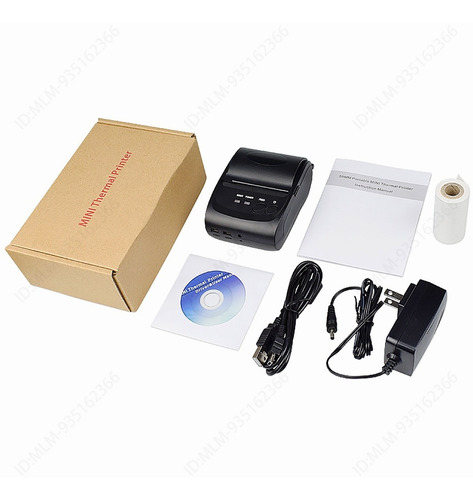 Imagen 8 de 8 de Impresora Térmica Bluetooth Inalámbrica Mini Usb Portátil