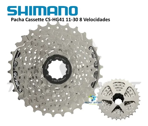 Pacha Shimano Cassette Hg41 8 V 11 / 30 Bicicleta Mtb Y Ruta