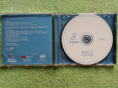 Eam Cd Pablo Alboran Solamente Tu 2011 Album Debut Estudio