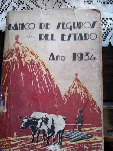 Almanaques Del Banco De Seguros.  Decada Del 1930. 1934.  
