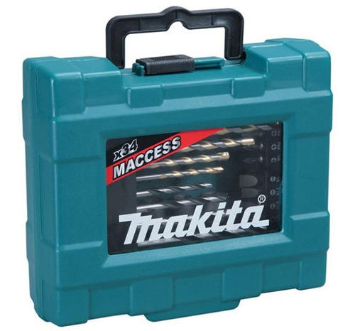 Maleta De Accesorios 34 Pcs,set De Combinacion Makita D36996