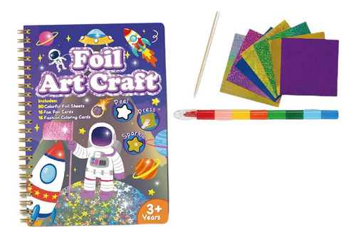 Juego De Manualidades Con Papel De Aluminio Para Niños, C