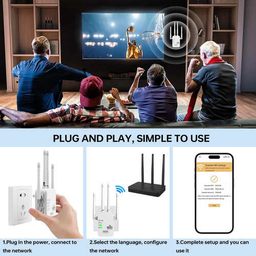 Booster De Señal De Extensores Wifi Para El Hogar Internet S