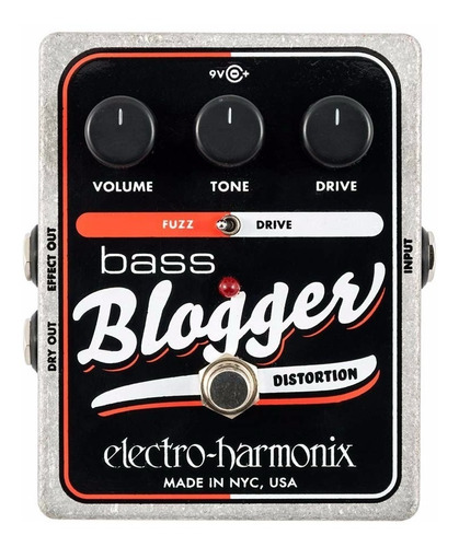 Pedal Electro Harmonix Bass Blogger Fuzz Drive - Plus