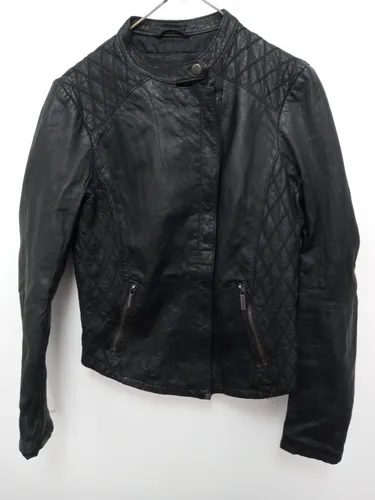 Casaca De Cuero Mujer Negro Marca Zara Casacas MercadoLibre