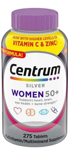 Centrum Silver Women +50 Multivitaminas 275 Tabletas