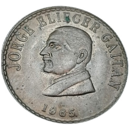 Colombia Moneda 20 Centavos 1965 Jorge Eliecer Gaitan