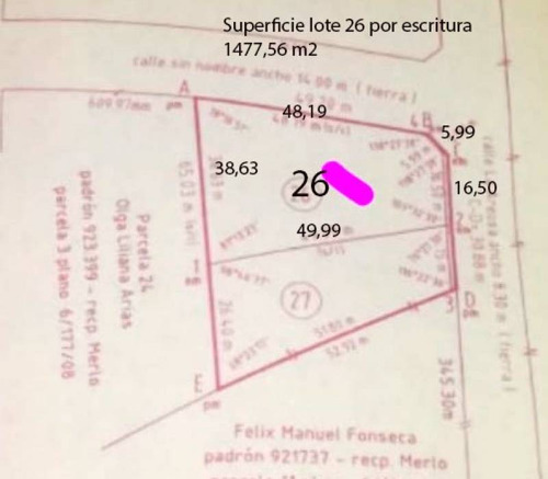 Imagen 9 de 11 de Terrenos O Lotes Venta Carpintería