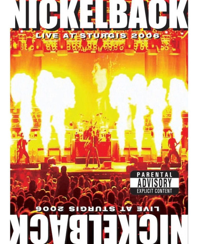 Nickelback Live At Sturgis 2006 Dvd Imp.new Cerrado En Sto 