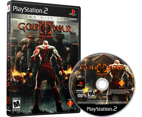 Jogo Repro God Of War 2 - Ps2 Midia Fisica
