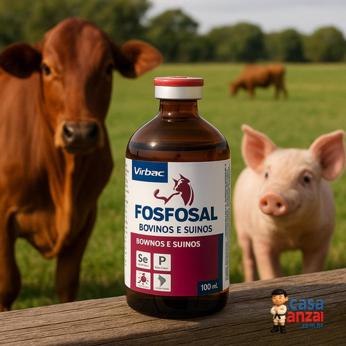 Kit Com 3 Virbac Fosfosal 100 Ml