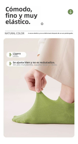 Calcetines Invisibles Deportivos Pack X6 Transpirables