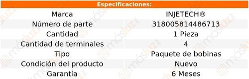 1- Bobina Encendido Partner 1.6l 4 Cil 2004/2012 Injetech