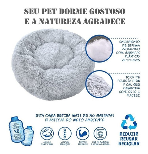 Cama Caminha Pet Cães Gato Nuvem Xg Tiedye Fofa Ecológica