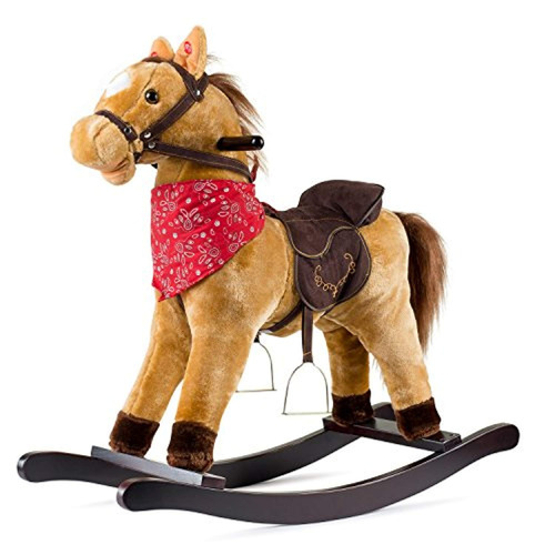 Joon Vaquero Rocking Horse - Tan Brown