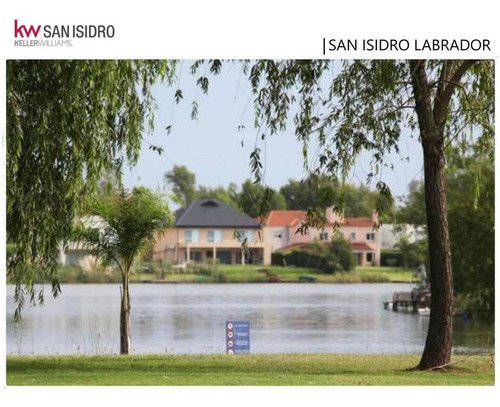 Lote| Venta|a Laguna| Barrio San Isidro Labrador | Villa Nueva|tigre