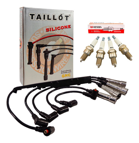 Kit Cables + Bujias Vw Gol 1997 Al 2003 1.0 Mi