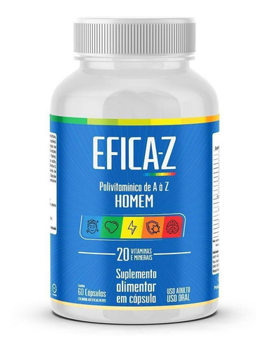 Multivitamínico Az Homem Cápsulas Efica-z A-z