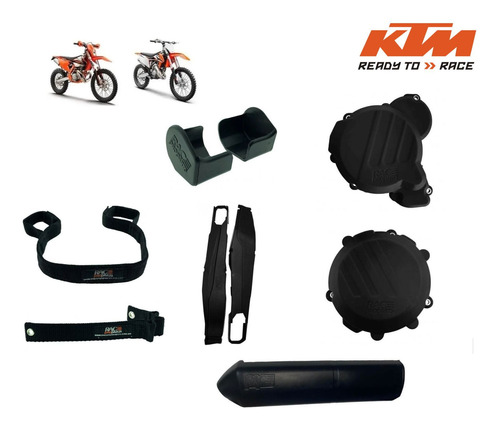Kit Protetor Completo Para Ktm 2t 250/300 2020 Até 2023