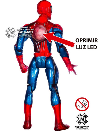 Spiderman Vs Duende Verde Duo Juguetes Figuras Art. C/ Luz