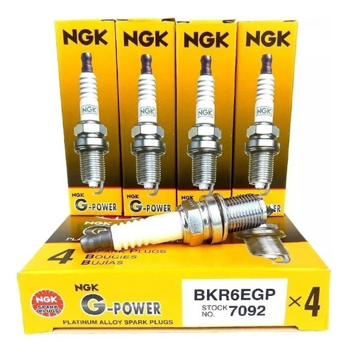 4 Bujias Ngk Platino Vw Jetta 1.8t 2005 2006 2007 2008 2009