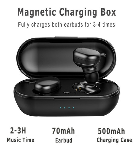 Imagem 3 de 9 de Fone De Ouvido Y30 Tws Bluetooth 5 Com Cancelamento De Ruído