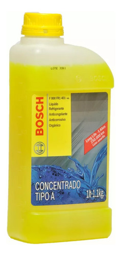 Liquido Bosch Refrigerante Organico Amarillo 20 Litros