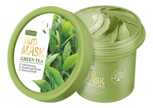 Mascarilla De Barro Verde Facial Hidratante Suave Limpieza P