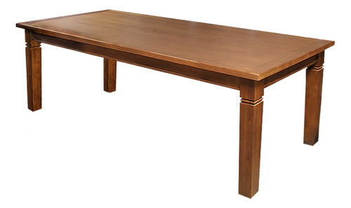 Mesa Jantar Retangular 200x100 Rústica Aurora Madeira Maciça