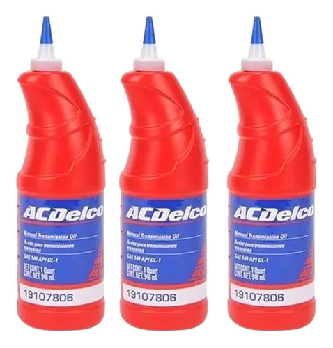 Aceite Transmision Manual Acdelco 946ml Sae 140 Gl-1 3pz