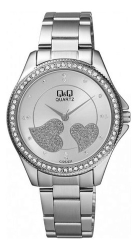 Reloj Para Mujer Q&q C226j221y Plateado