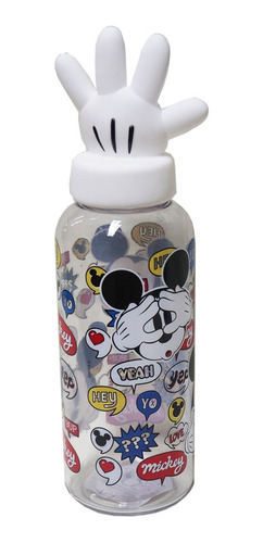 Botella Agua Infantil Mickey Mouse Figura 560ml Cresko