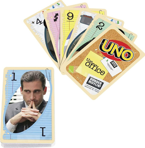 Uno The Office Serie Juego Cartas Coleccion Fans Nueva Regla