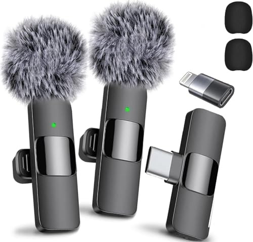 2024 Microfono Lavalier Inalambrico Profesional Para iPhone