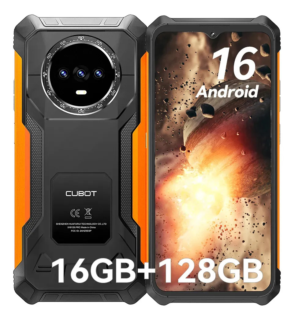 Celular Cubot Kingkong Es Pro Dual Sim 128 Gb Negro 6 Gb Ram (ampliable Hasta 16 Gb) Android 16