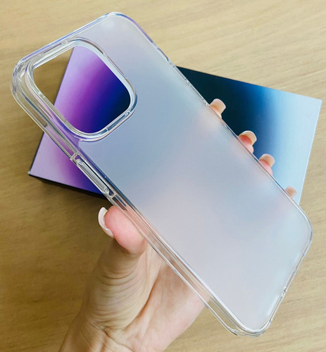 Nova Case Translúcida Para iPhone 15 Pro, Max Proteção Luxo