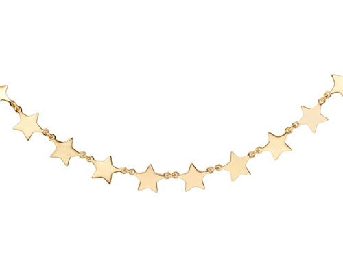 Collar Oro Mujer Para Regalo Estrellas Colomba - Cantarina 