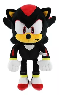 Peluche Individual De Sonic Shadow The Hedgehog Negro 30 Cm