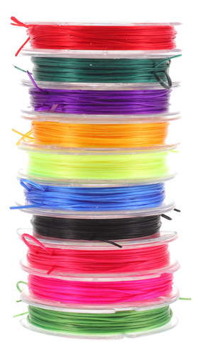 10 Rollos De Hilo Para Joyería, Cadena Para Hacer Joyas