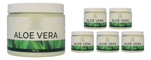  Crema Facial & Corporal De Aloe Vera (400g) 6 Pack
