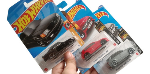 Set 3 Hot Wheels Mercedes Benz 19´a Class 86´ 560 Sec Amg