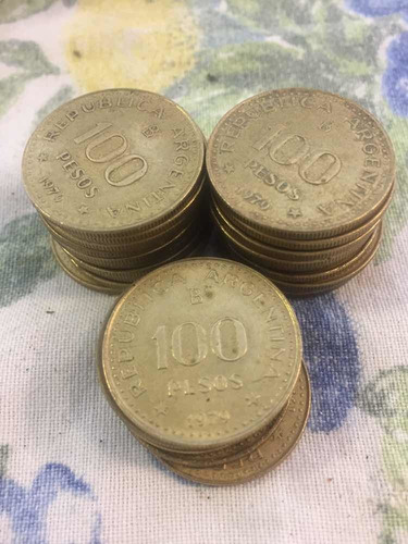 Lote De 26 Monedas De 100 Pesos Año 1979 Conquista Desierto